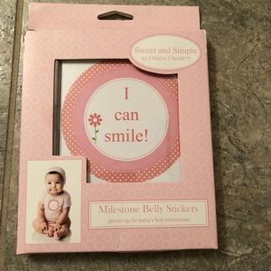 Baby Girl Milestone Stickers